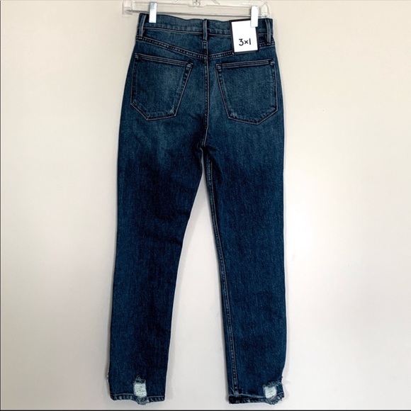 🔴LAST CHANCE 🔴 NWT 3X1 25 denim jeans shelter straight crop - Picture 2 of 7